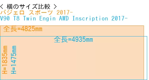 #パジェロ スポーツ 2017- + V90 T8 Twin Engin AWD Inscription 2017-